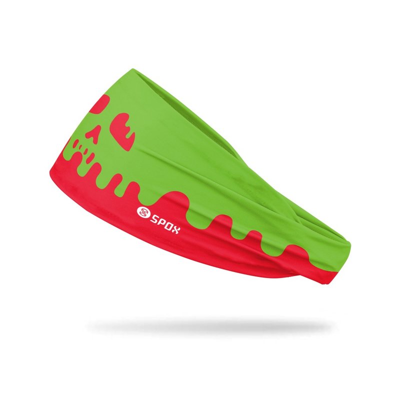 ADV【POISON FRUIT 毒红苹果 红绿】速干排汗 免绑无痕机能头带 - 运动配件 - 聚酯纤维 多色