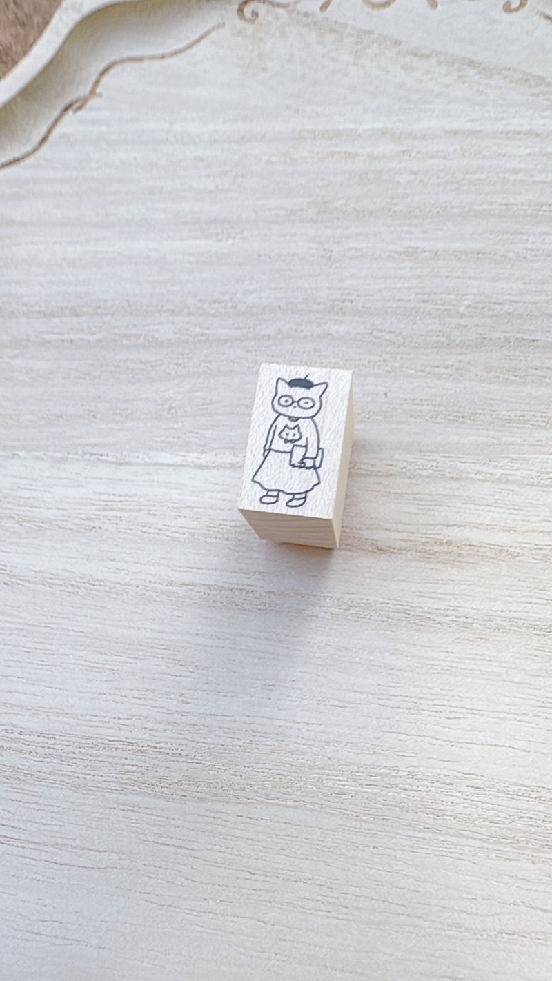 作家猫印章 1220 - 印章/印台 - 橡胶 