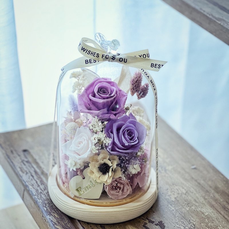 【一人开课】永生花LED灯玻璃钟手作课 - 植栽 - 植物．花 