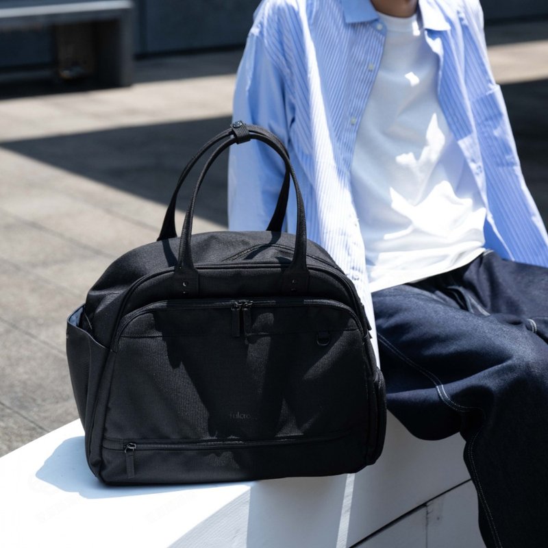 【fulcro】City系列-简约保龄球袋款随身包(bowlingl)(多色可选) - 后背包/双肩包 - 聚酯纤维 黑色