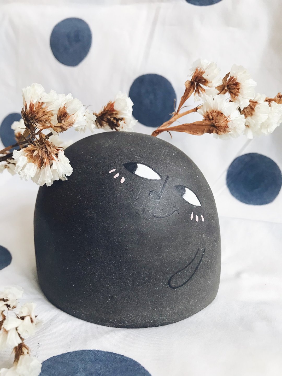 DouBaKeung Vase 刀疤强花器||陶瓷摆设 - 花瓶/陶器 - 陶 黑色