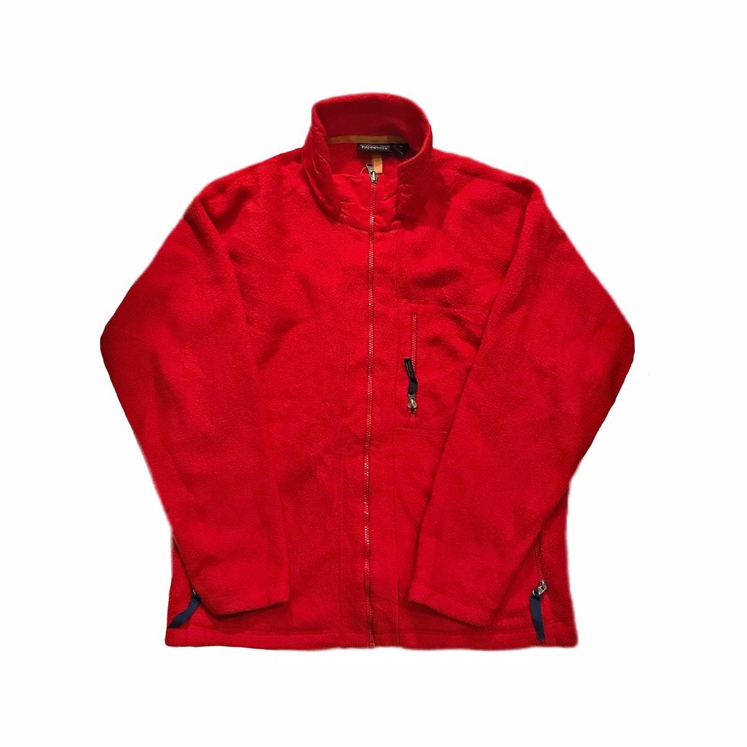 Vintage Patagonia Red Fleece Jacket 红色摇粒绒外套 - 男装外套 - 其他材质 红色