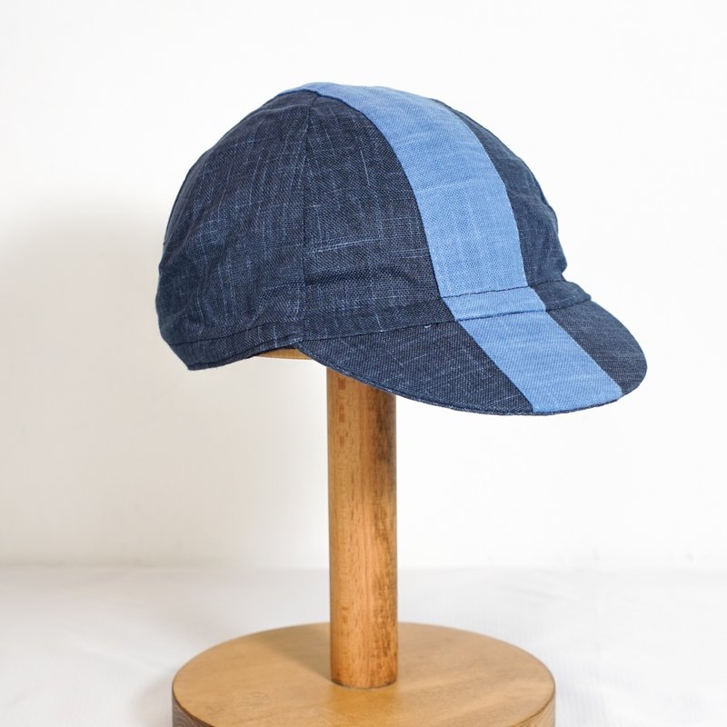 手工单车小帽 和风Racing Cap - 自行车/周边 - 棉．麻 蓝色