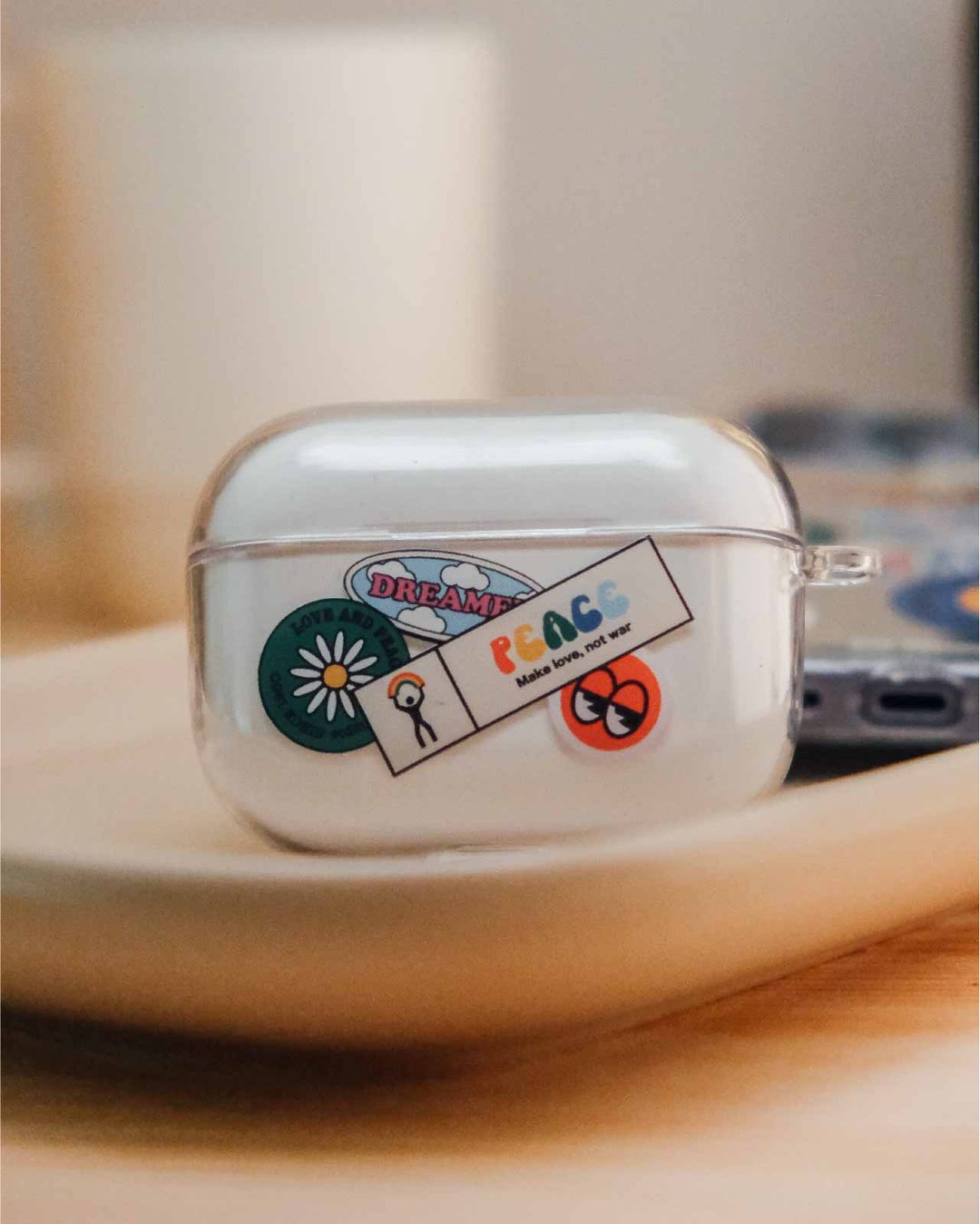 香港品牌 No More Pain 透明 AirPods Case - 耳机收纳 - 塑料 