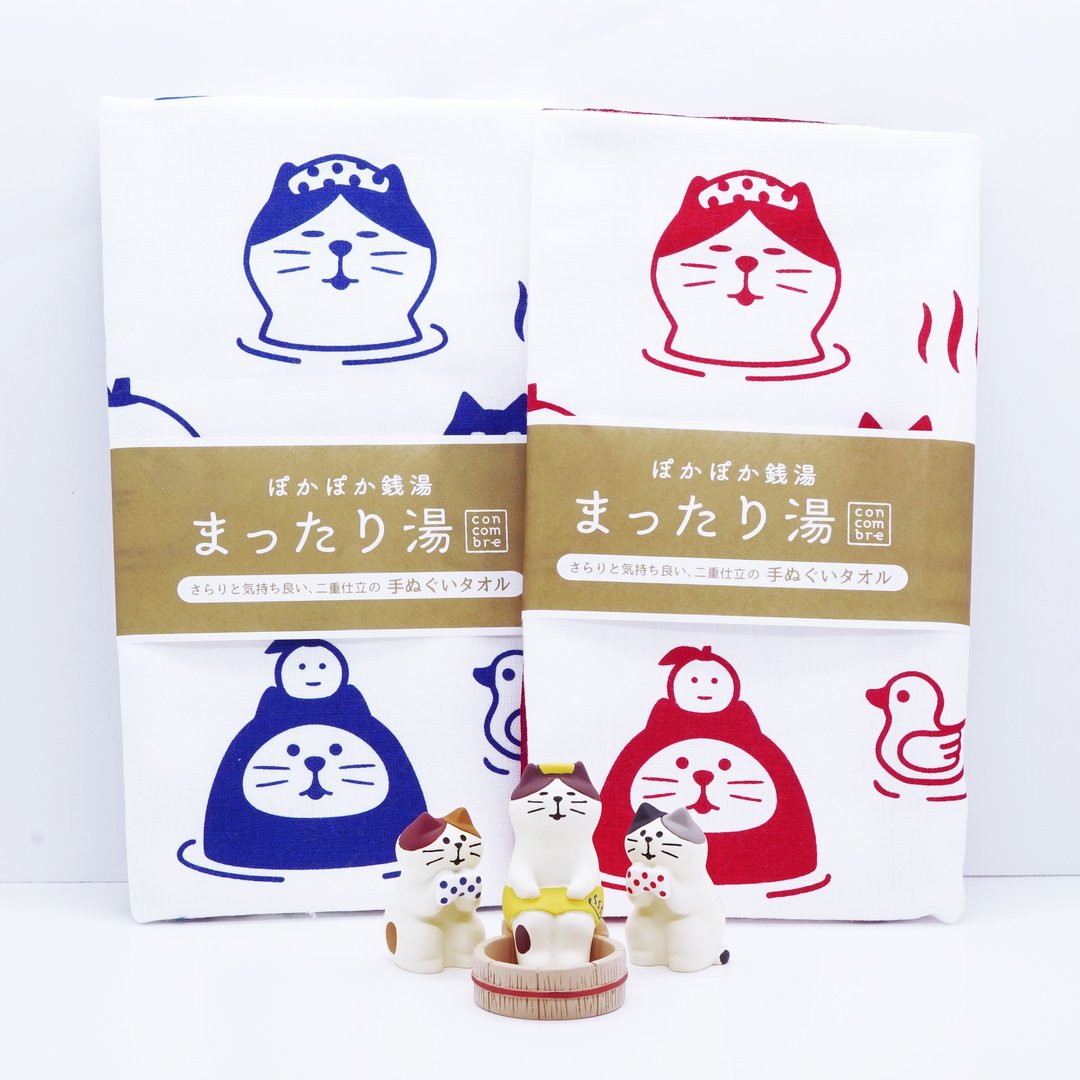 日本Decole 浴巾用品 - 温泉泡汤浴巾 - 毛巾浴巾 - 棉 