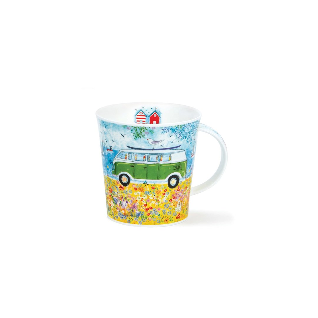 【100%英国制造】Dunoon 露营趣骨瓷马克杯-绿-480ml - 咖啡杯/马克杯 - 瓷 绿色