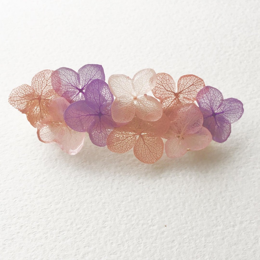 Hydrangea Valletta*Violet pink* - 发饰 - 植物．花 粉红色