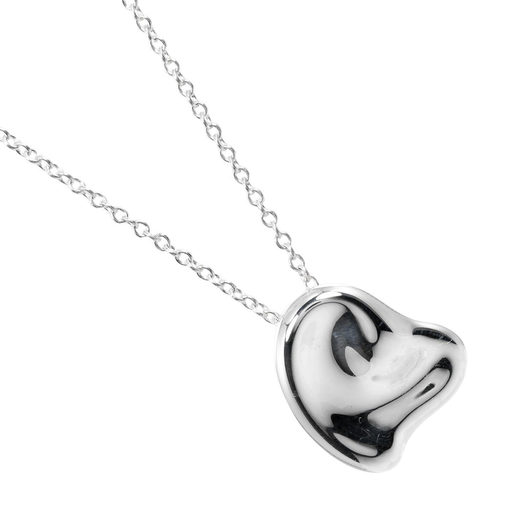 [日本直送] Tiffany & Co. 弧形心形项链 925银约4.6克 [二手] A级 - 项链 - 银 银色