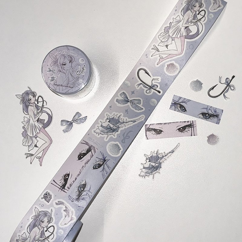 Tempt 裁形和纸胶带 - 纸胶带 - 纸 蓝色