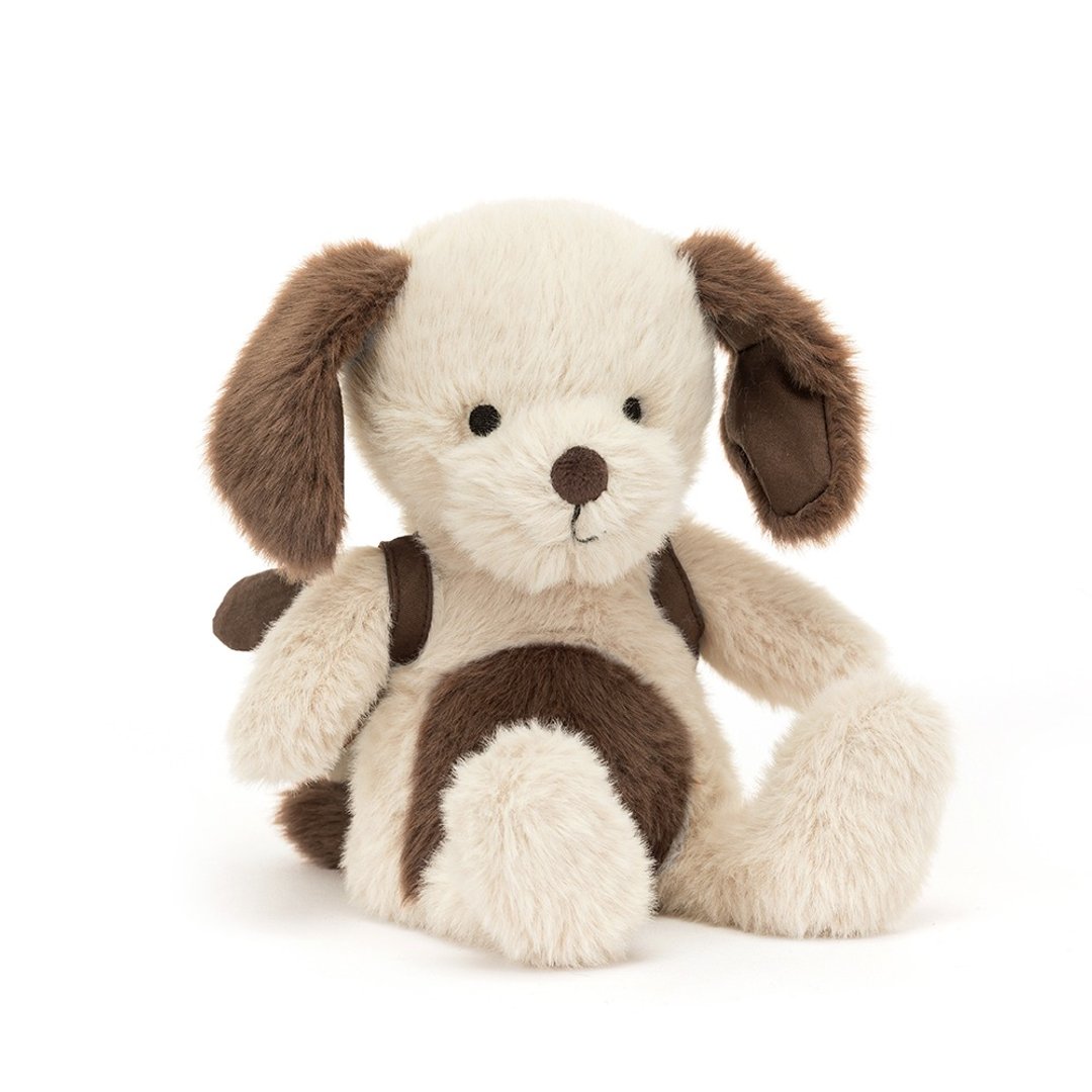Backpack Puppy 上学小狗 暴牙小狗 背包小狗 - 玩偶/公仔 - 聚酯纤维 白色