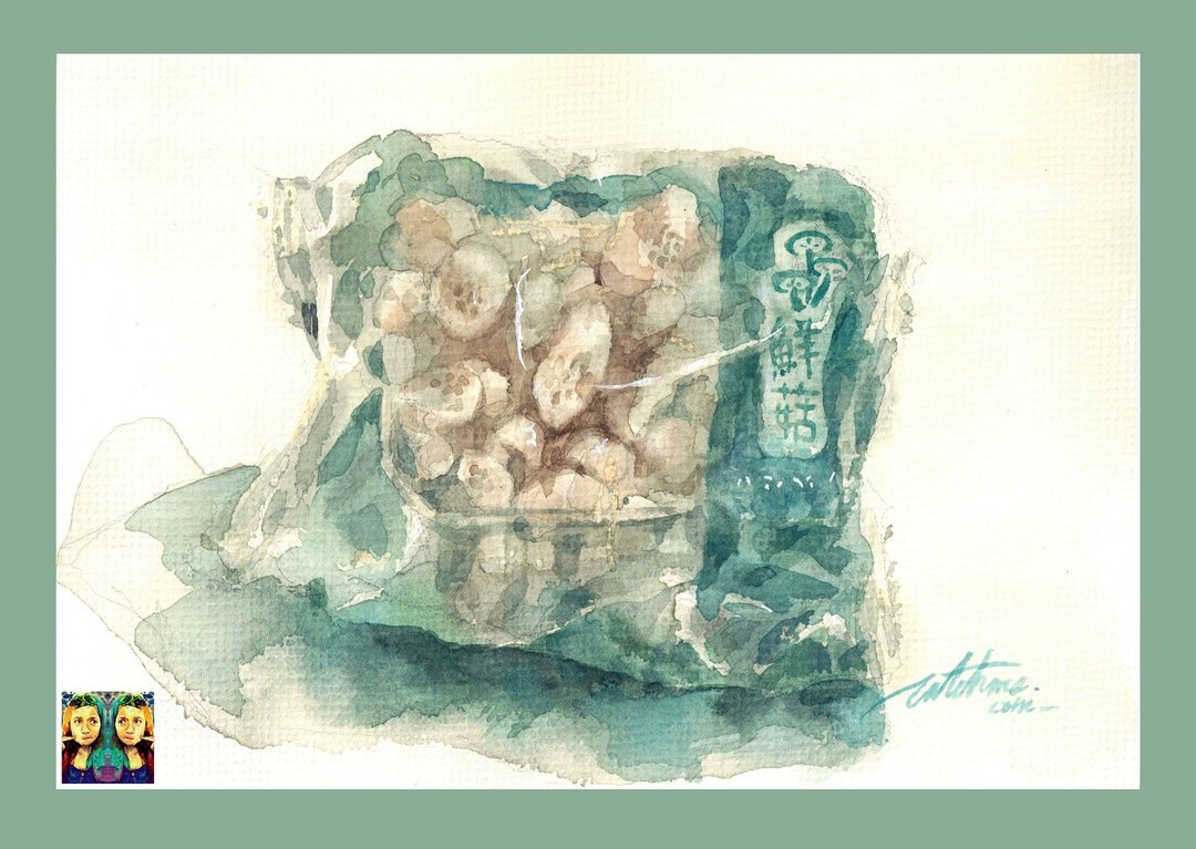 金针菇_手绘原作(仅此一件) - 订制画像 - 纸 