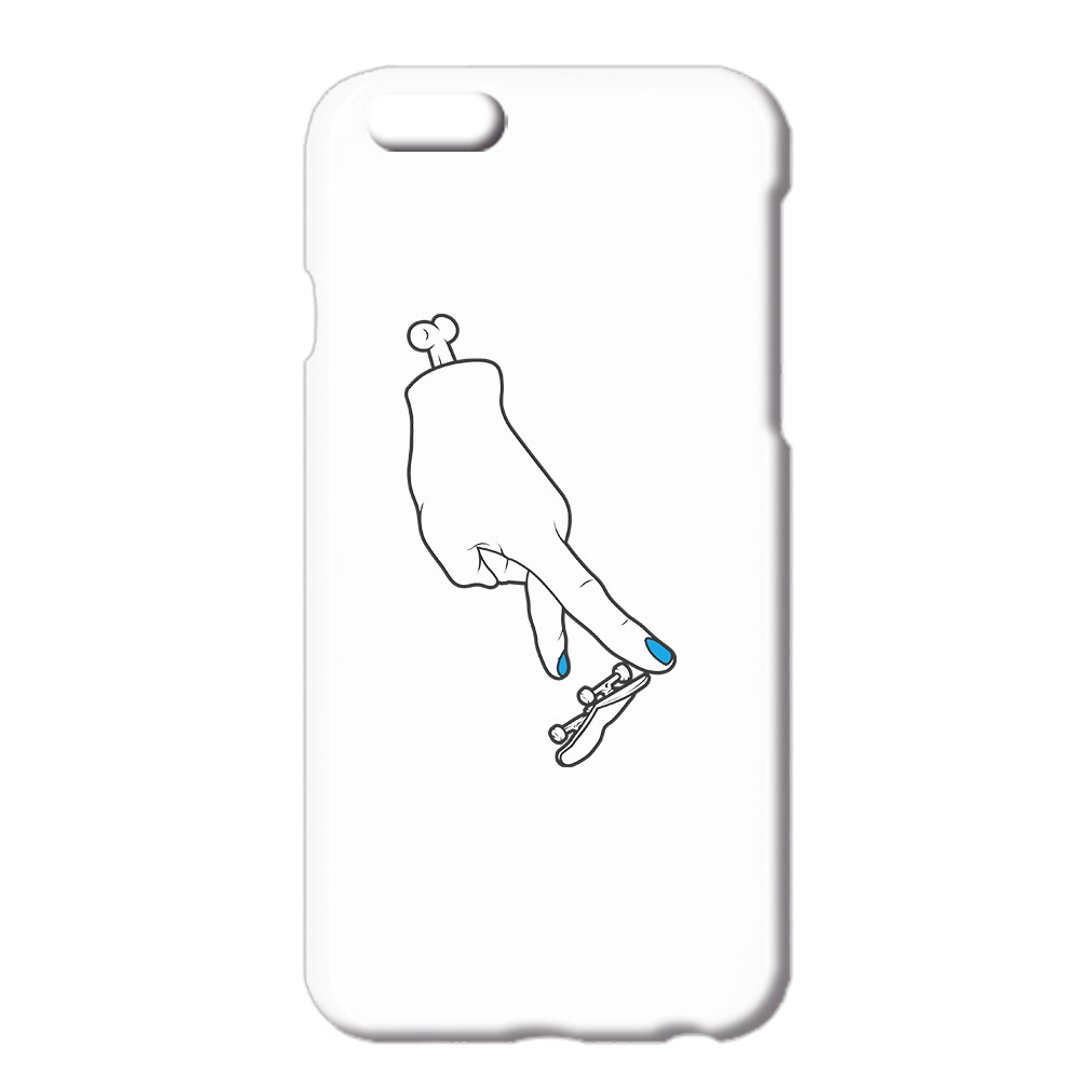 iPhone Case / Finger Board "Kick flip" - 手机壳/手机套 - 塑料 白色