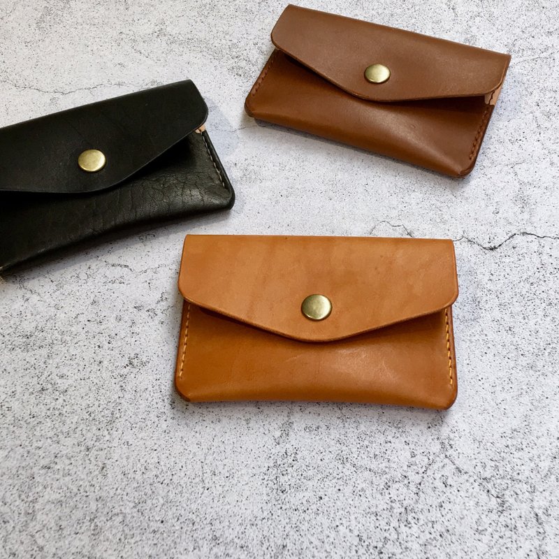 票卡零钱包－焦糖_免费定制烙印 - 零钱包 - 真皮 咖啡色