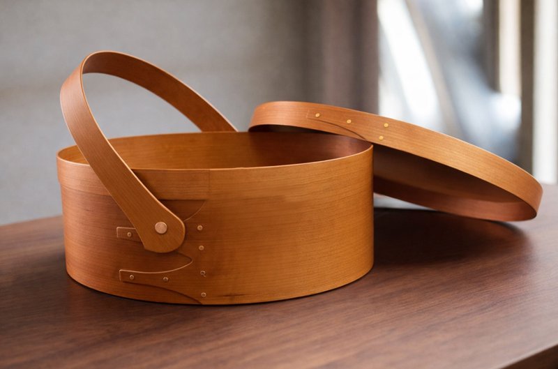 EGDD SHAKER BOX 夏克木片小椭圆形提盒 - 收纳用品 - 木头 