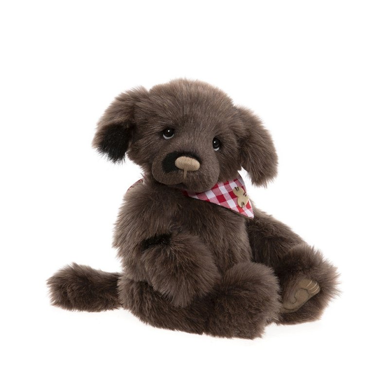 Boomerang 手工制作精致动物玩偶 Puppy Dog 小狗 犬 汪汪 - 玩偶/公仔 - 聚酯纤维 咖啡色
