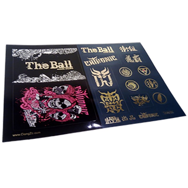 创意贴纸二代【闪灵+The Ball】联名贴纸 - 贴纸 - 纸 黑色