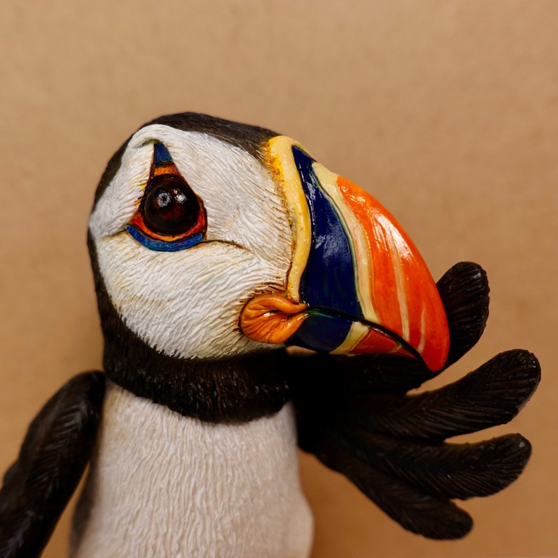 【海鹦 Puffin】可动关节人偶 - 玩偶/公仔 - 树脂 黑色