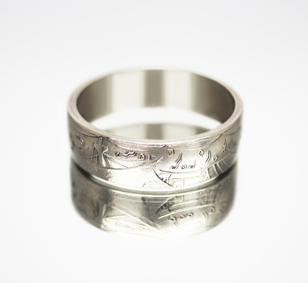 Portugal Coin Ring 50 Escudos 1989 coin rings for men coin rings for women - 戒指 - 其他金属 