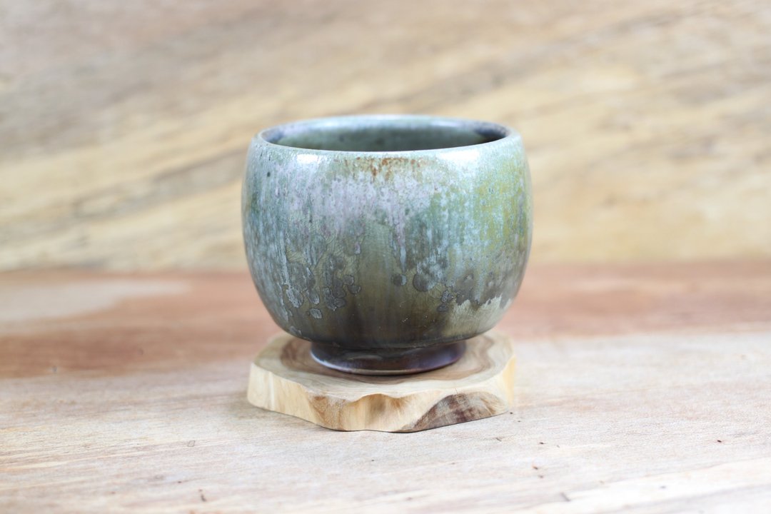 【送礼自用】纯手拉坏 柴烧茶碗 陶艺名家叶敏祥手工作品 - 茶具/茶杯 - 陶 
