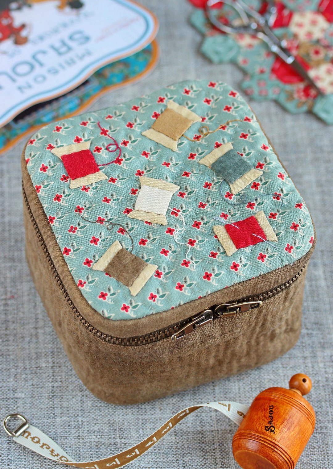 PDF Square Pouch Sewing Pattern - 手工艺教程/工具书 - 其他材质 