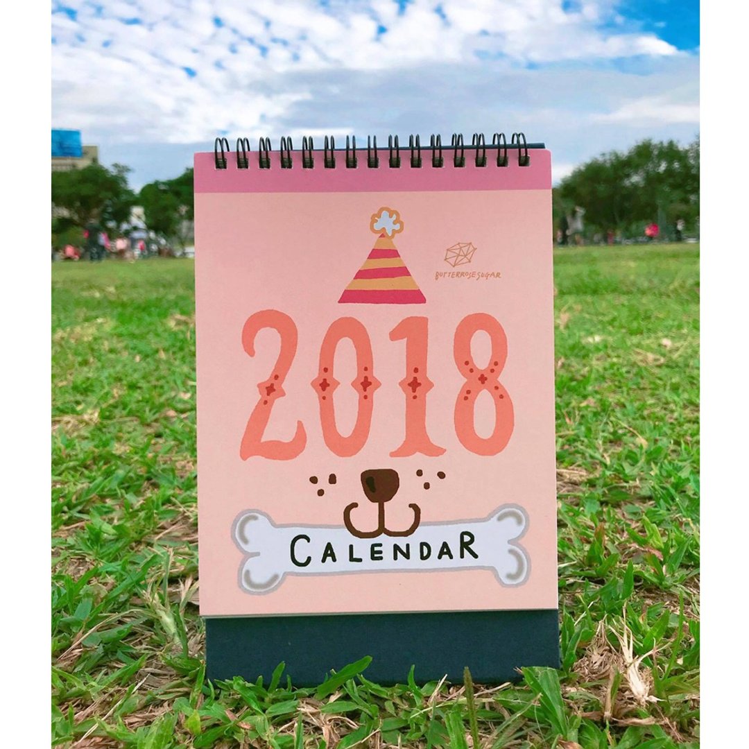 2018 :::You are a lucky dog::: 桌历 - 年历/台历 - 纸 多色