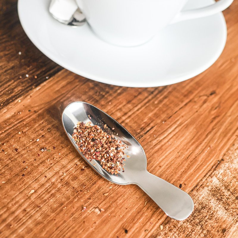 日本【SALUS 佐藤金属】极简茶叶匙 - 餐刀/叉/匙组合 - 不锈钢 银色
