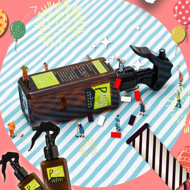 即期出清最低价_PLUS多效全能喷雾两入组 (多效合一 消毒公司亲 - 防蚊用品 - 塑料 咖啡色