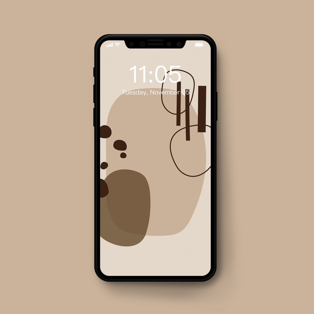 简约手机壁纸 (一套 3 款) - 电脑手机桌布/贴图/App 图示 - 其他材质 