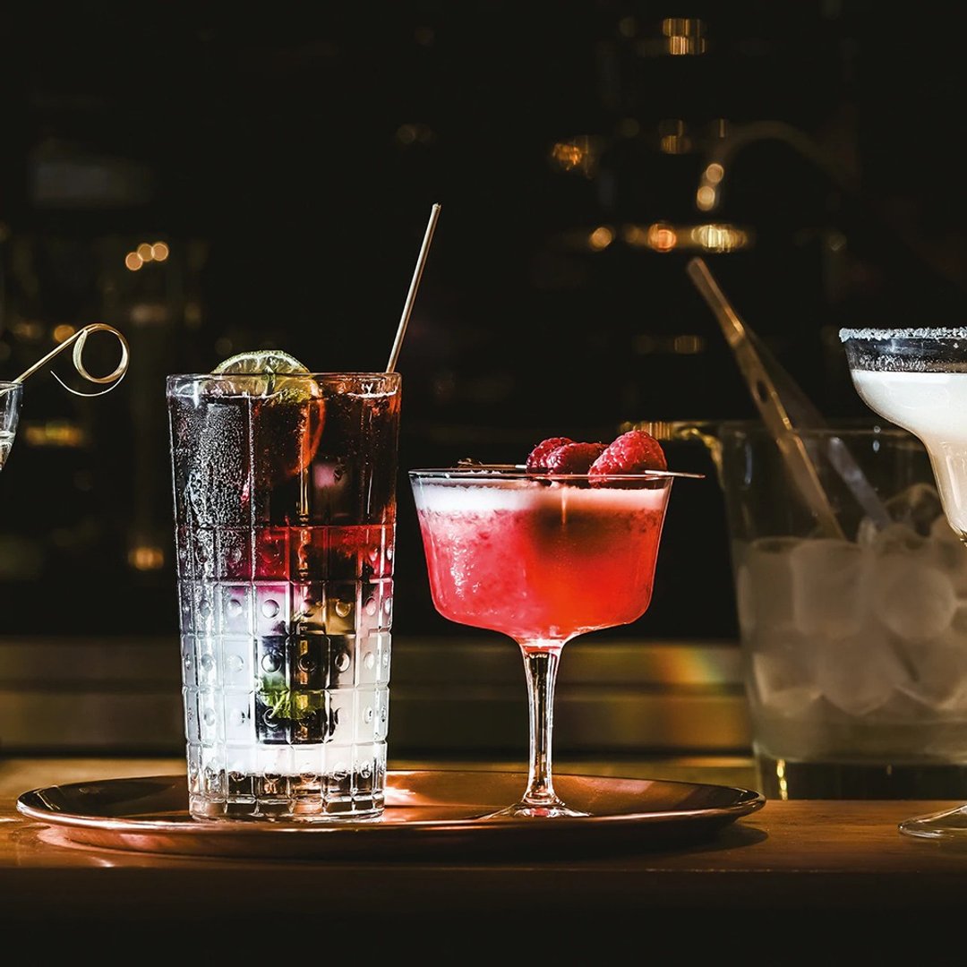 Bormioli Rocco 费士Fizz调酒杯220ml 20世纪系列无铅水晶玻璃 - 酒杯/酒器 - 玻璃 白色