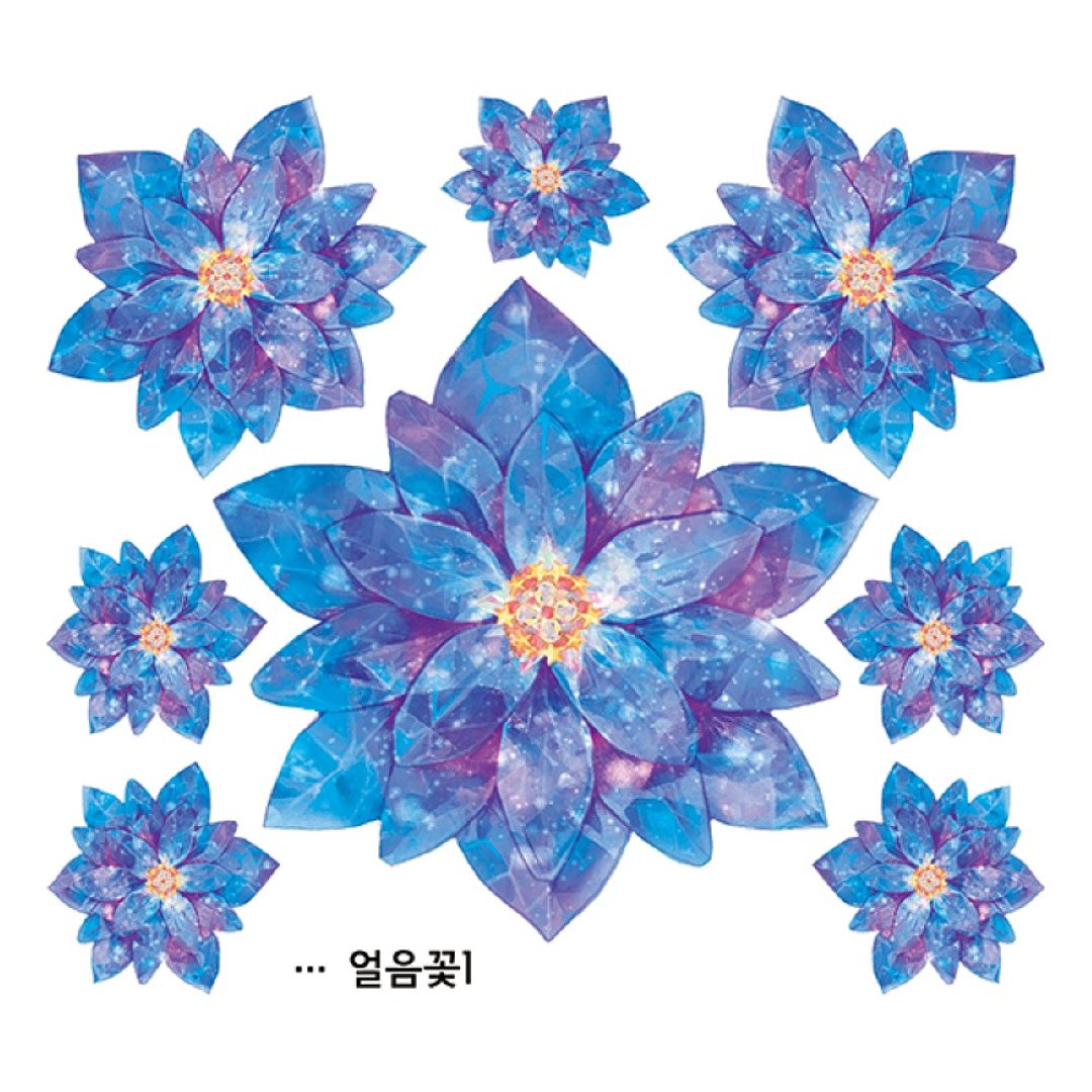 冰花6款 (blackraccoon) 复古拼贴设计纸贴 - 贴纸 - 纸 多色