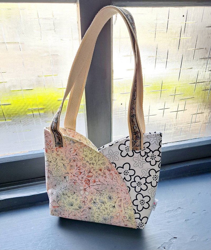 碎花风情之小提袋 - 手提包/手提袋 - 棉．麻 