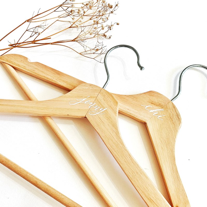 Mstandforc 定制化 木衣架 - 收纳用品 - 木头 咖啡色