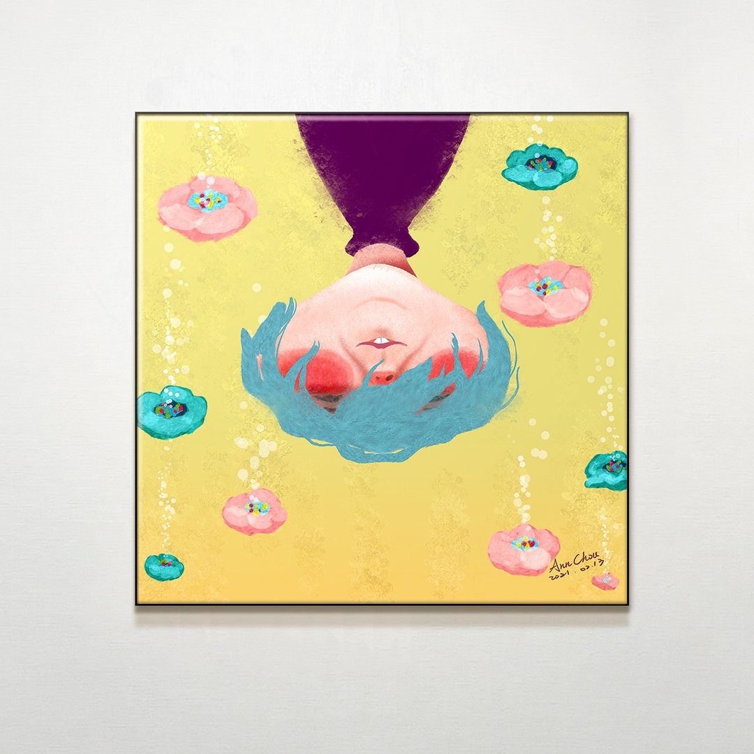 微醺的样貌-啤酒 / Ann Chou.插画.挂画.公平交易.家居布置 - 海报/装饰画/版画 - 防水材质 