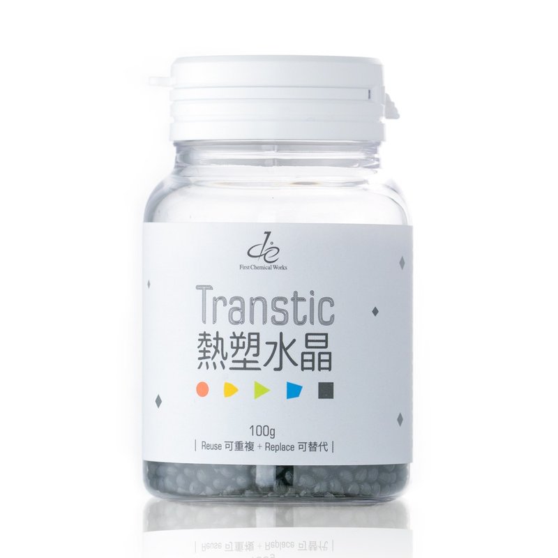 Transtic 热塑水晶 (黑) 变型土 水晶土 创塑土 - 其他 - 塑料 黑色