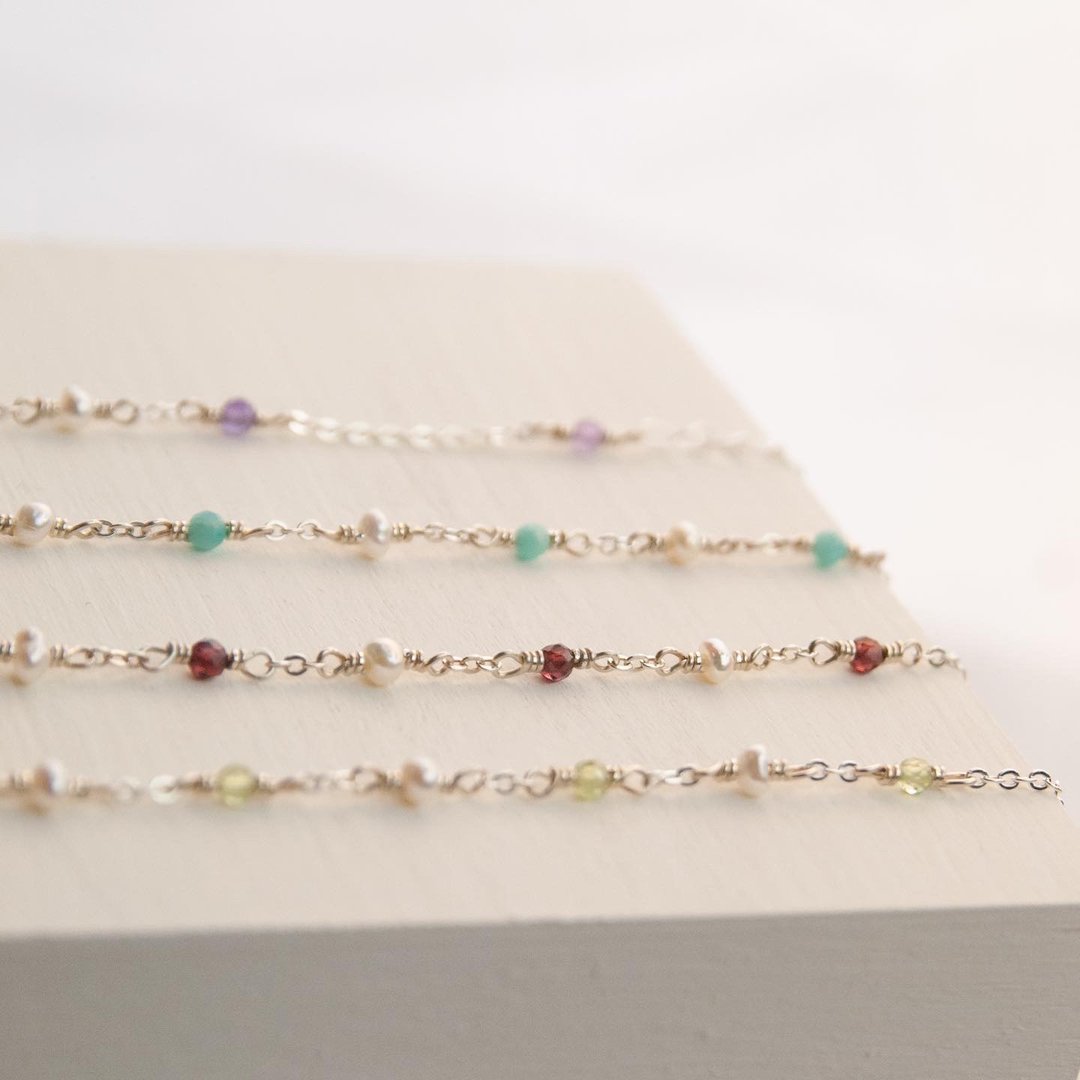 Same.Same Jewelry 水果冰淇淋纯银手链 - 手链/手环 - 半宝石 