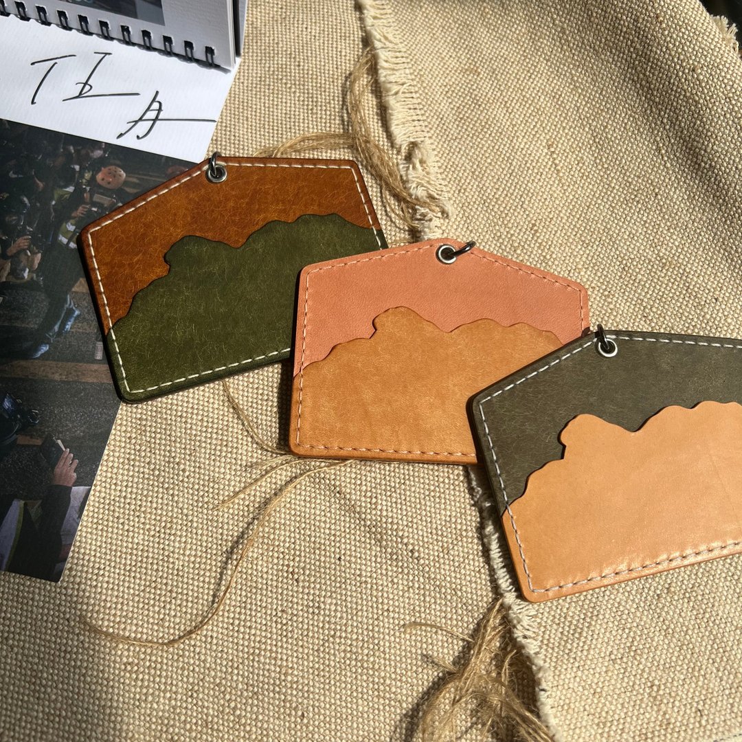 【定制】塞拉利昂相位证件套 / 八达通套 / 员工证 / 皮革 - 证件套/卡套 - 真皮 咖啡色