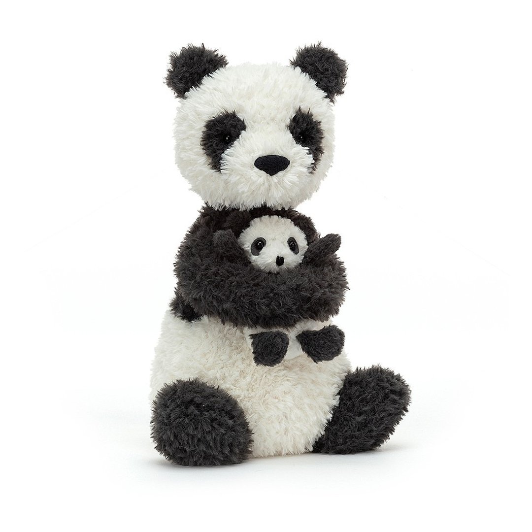 Huddles Panda 抱抱猫熊 24cm - 玩偶/公仔 - 聚酯纤维 黑色