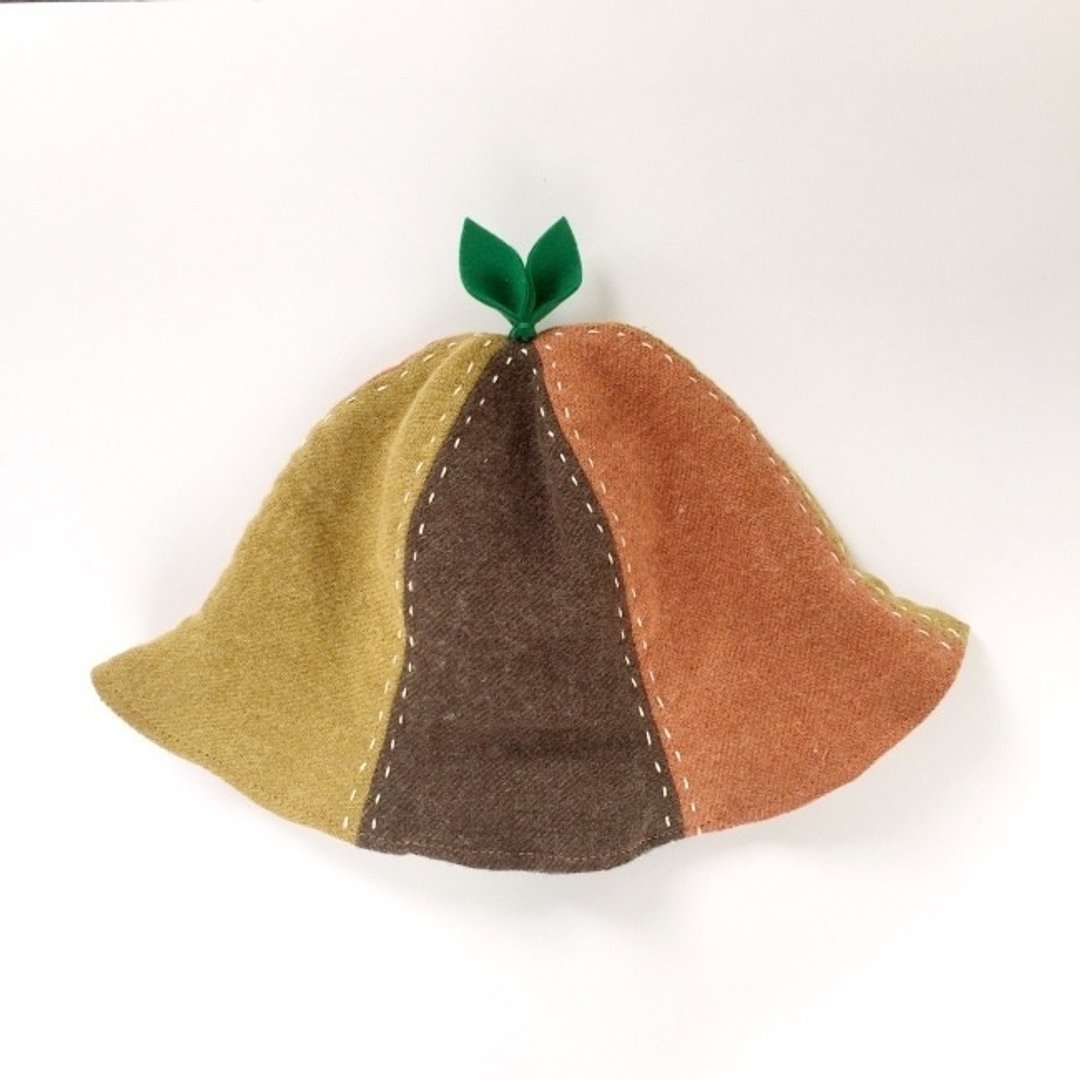 That is enormous! Linen wool leaf hat three colors - 围嘴/口水巾 - 棉 多色
