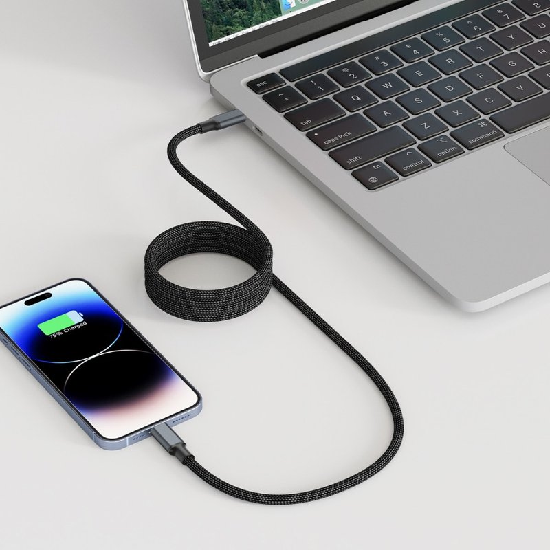 OL-MagCables超级雷电线Type-C to Type-C USB4/8k/240w 发明专利 - 充电宝/传输线 - 其他材质 黑色