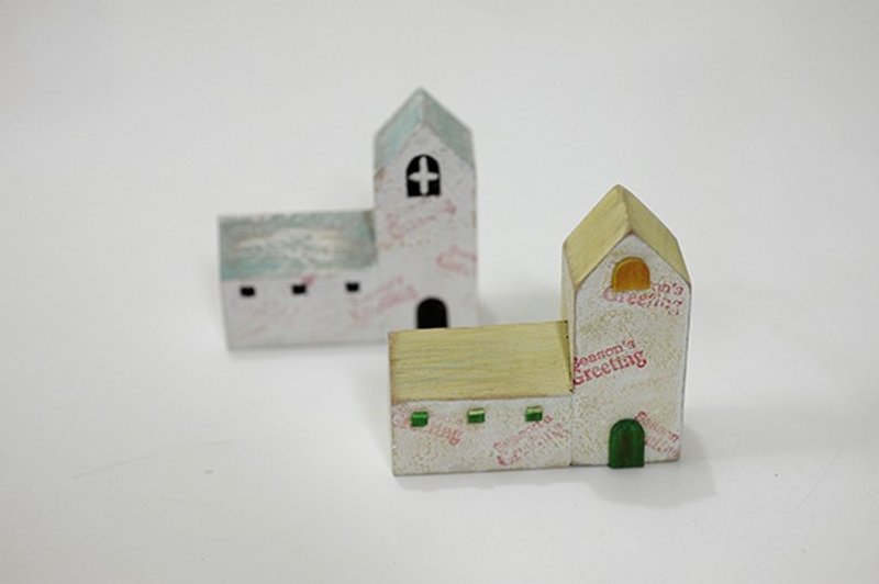 小木屋摆饰 小木雕 木头 疗愈摆饰 - 木工/竹艺/纸艺 - 木头 