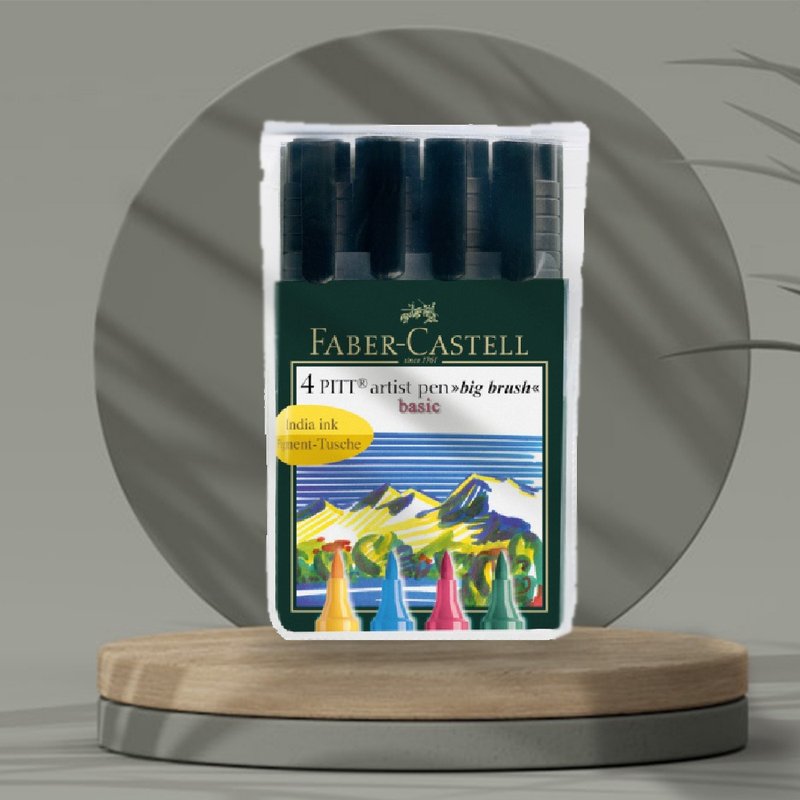 Faber-Castell艺术家级PITT艺术笔(软毛笔头)粗芯JUMBO-标准系 - 其他 - 其他材质 多色