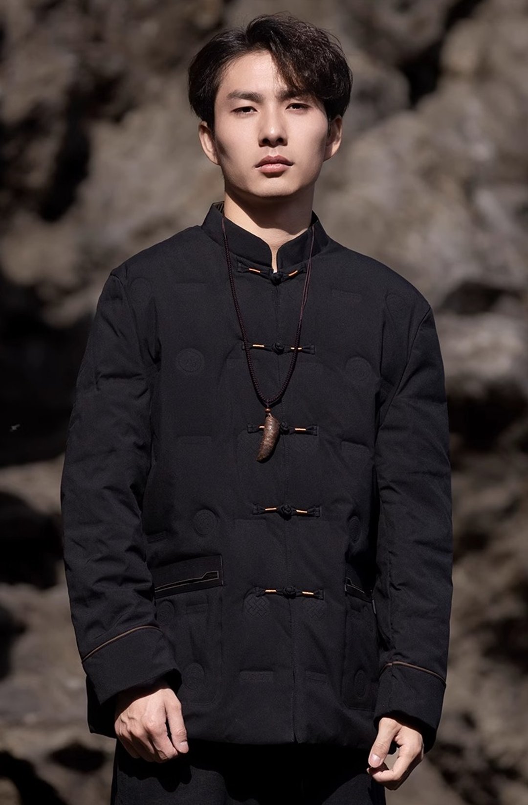 东方美学 中国风盘扣羽绒服 - 男装外套 - 其他材质 多色