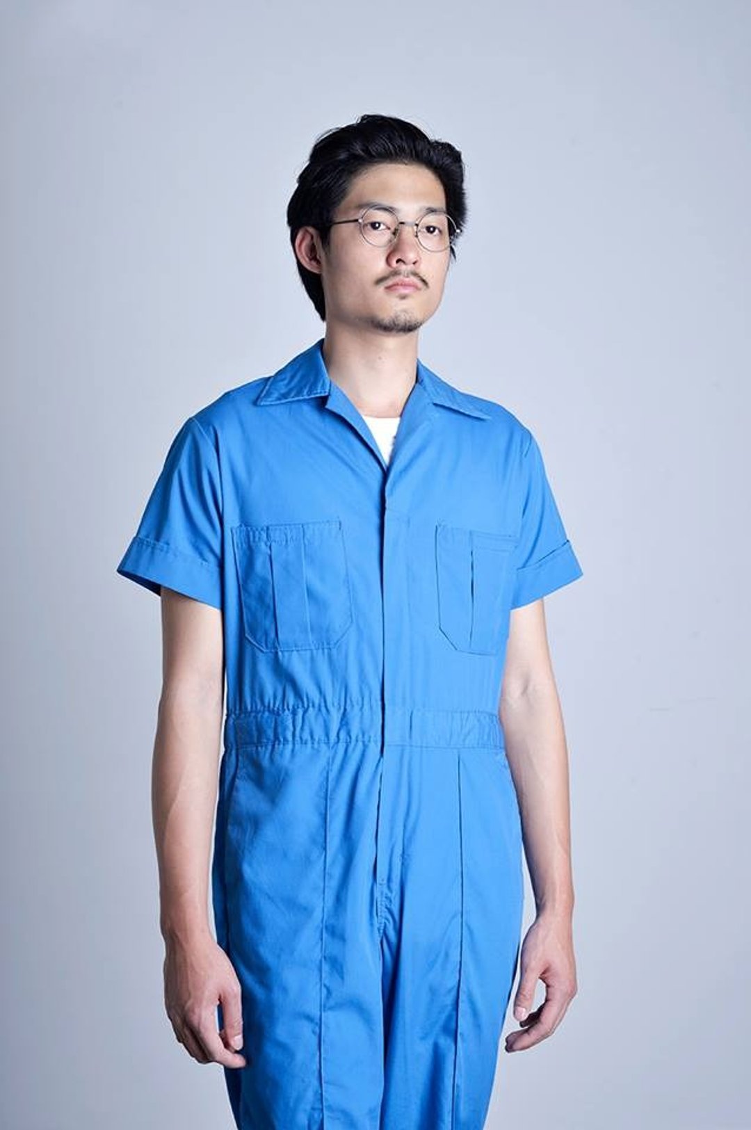 Vintage Coverall 连身工作装 古着工装 - 背带裤/连体裤 - 棉 蓝色
