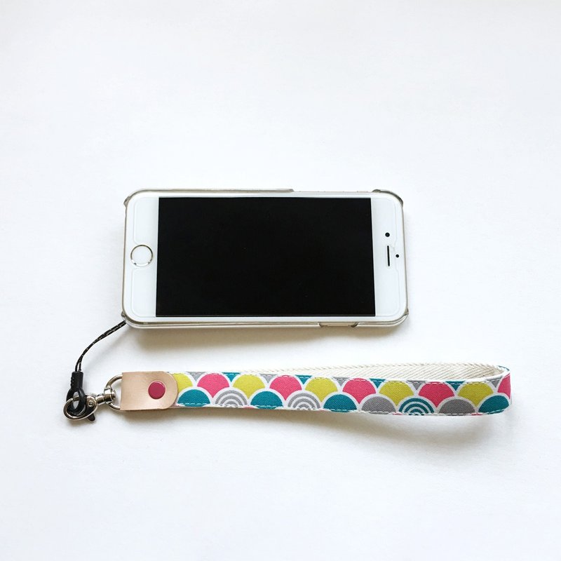 海波纹 手机吊绳/手绳/饰品 - 挂绳/吊绳 - 棉．麻 蓝色