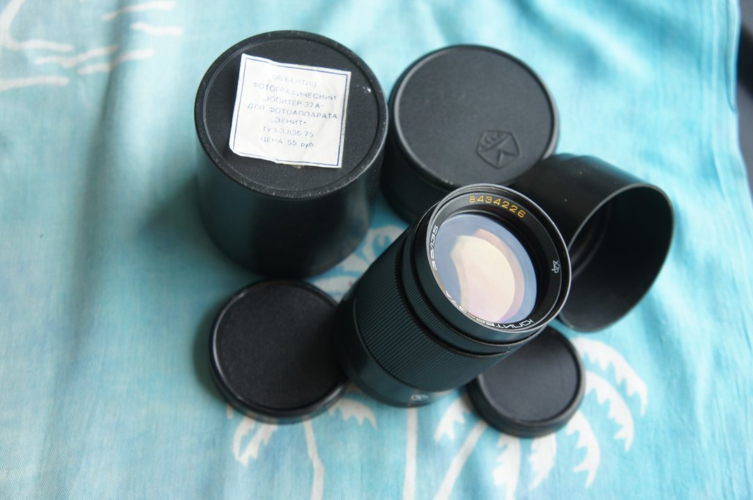 JUPITER-37A 135mm f/3.5 镜头适用于 M42 ZENIT、PENTAX 或 BESSAFLEX - 相机 - 其他材质 