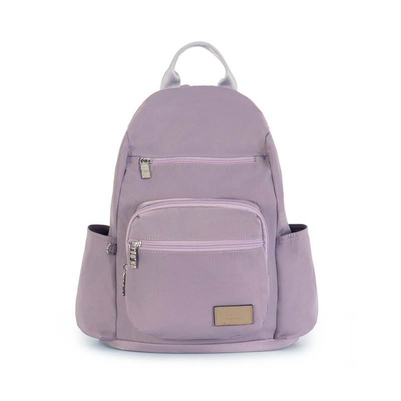 后背包-幻漾防盗尼龙后背包(中款)-6007-19-多色任选 - 后背包/双肩包 - 尼龙 紫色