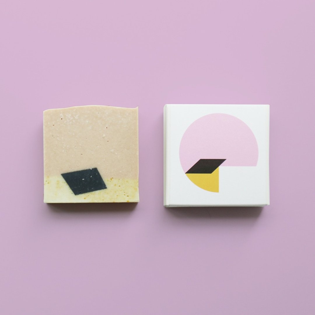 Colours #4_SaRang / Korean seasalt soap - 肥皂/手工皂 - 其他材质 粉红色