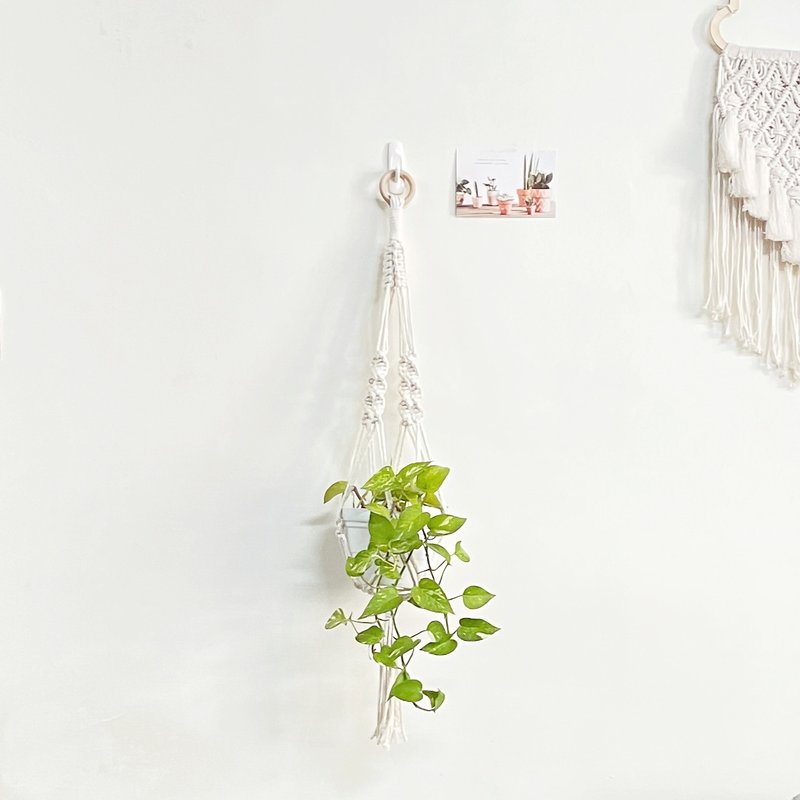 Macrame 植物吊篮【Macrame Plant Hanger】 - 摆饰 - 棉 