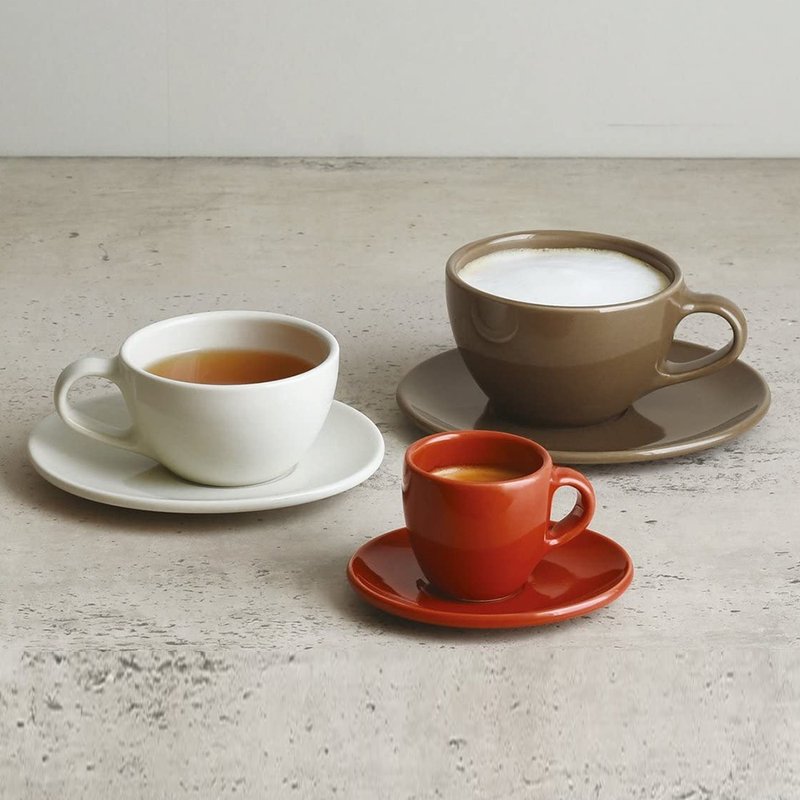 日本KINTO TOPO 杯盘组 200ml / 80ml / 共4色 - 其他杯子 - 瓷 多色