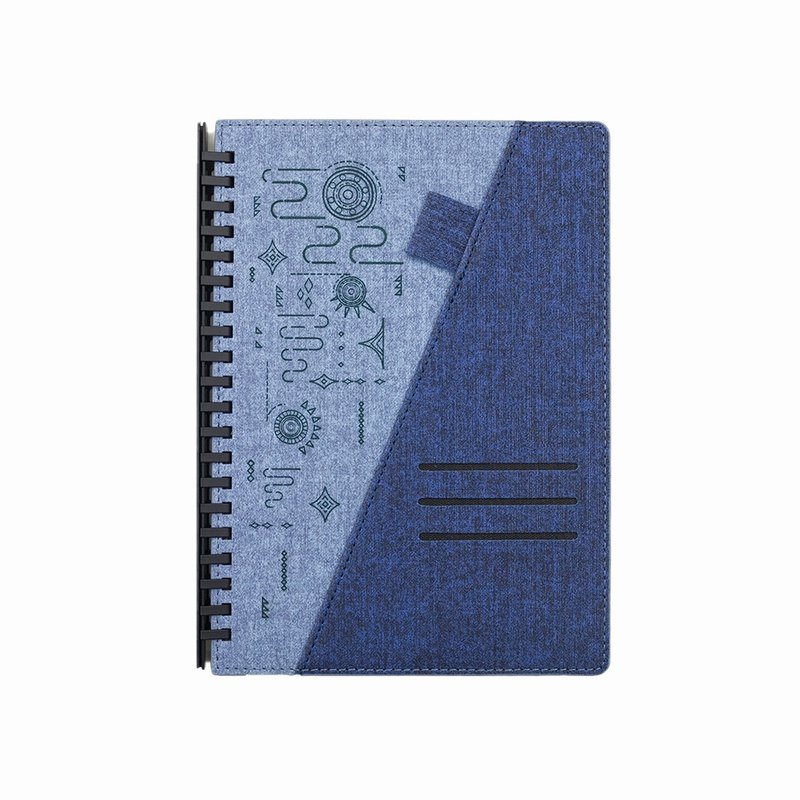 A5 抽取式活页本-冬日夏云。2022时间回廊-蓝蓝拼接 - 笔记本/手帐 - 纸 多色